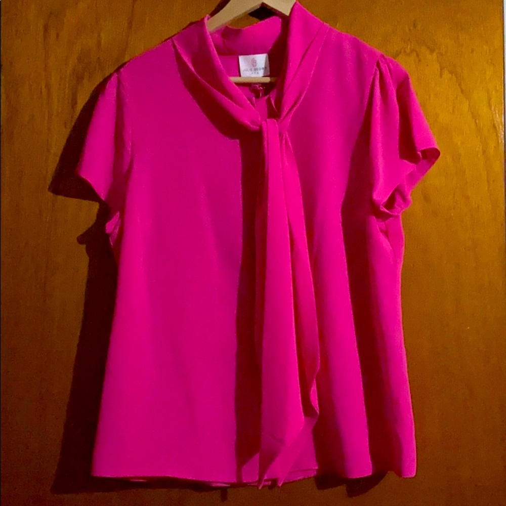 JB by Julie Brown NYC, sz 10 pink shirt
